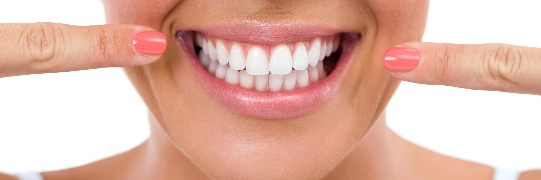 girl smiling after restorative dentistry exam in wilmington de
