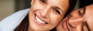 woman smiling after teeth whitening in wilmington de