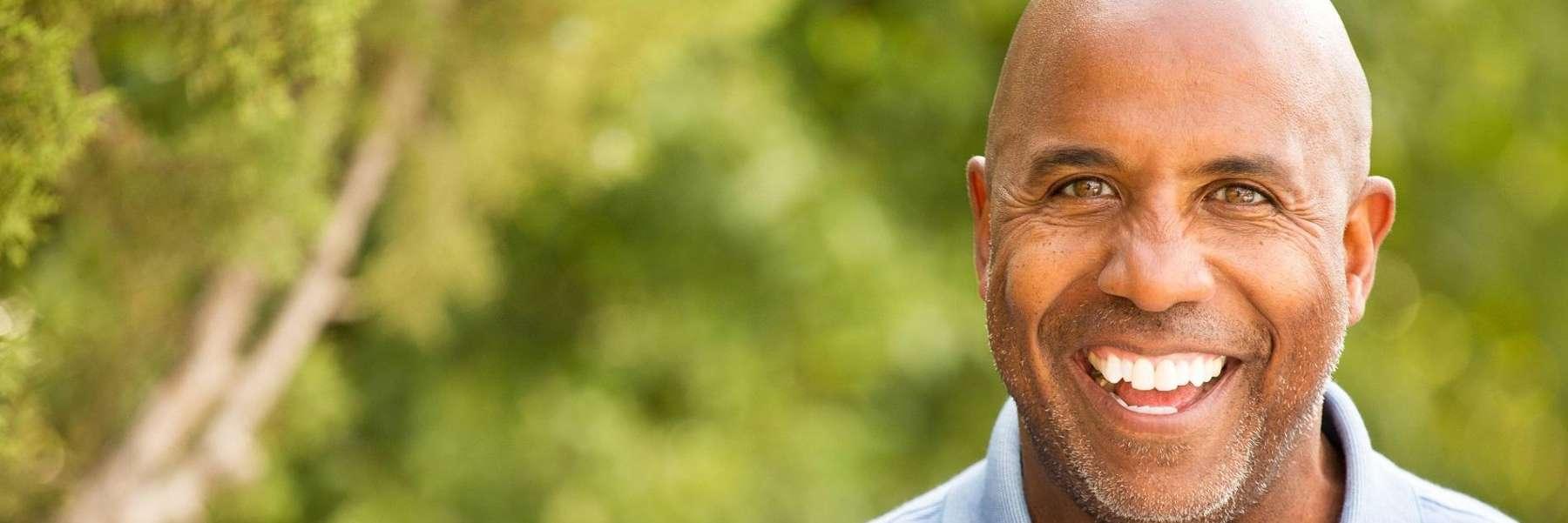 man after teeth whitening exam in wilmington de