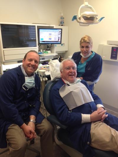 Dentists in Wilmington DE performing procedure for dental fillings